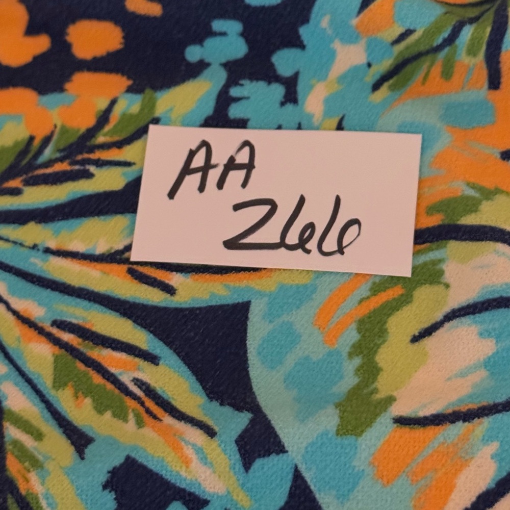 AA-266 Aerie NWT High Cut Cheeky Blue & Orange Floral‎ Bikini Bottoms Size M - Picture 12 of 12